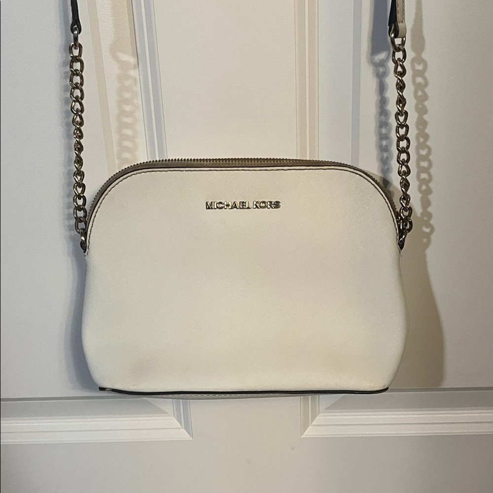 Michael Kors Cream Crossbody Bag